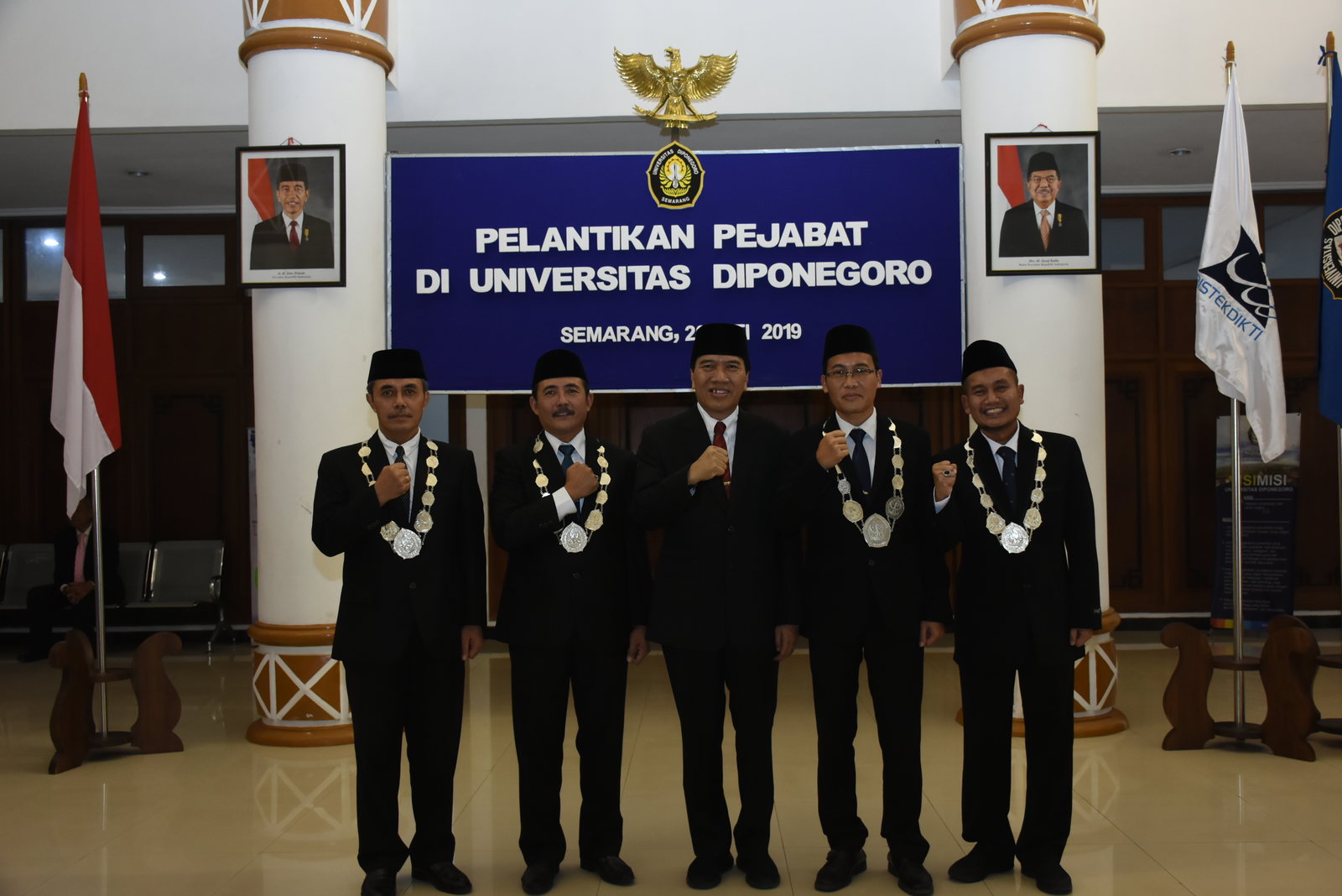 Rektor Undip Lantik Wakil Rektor Dan Pimpinan Fakultas Master Of