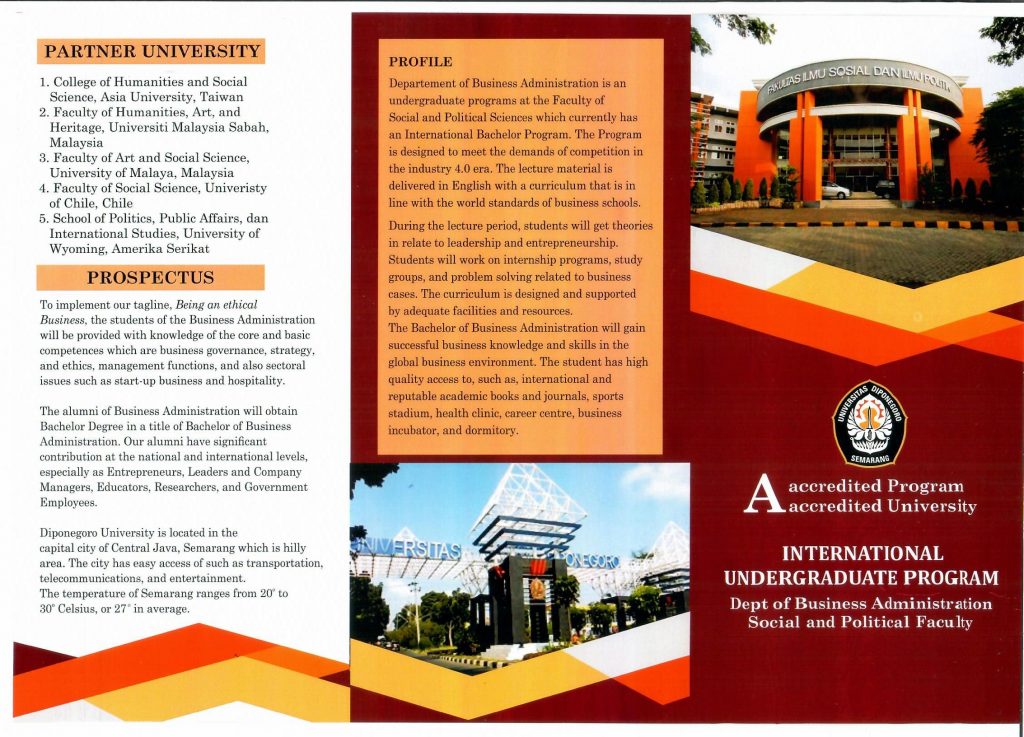 Administrasi Bisnis : International Undergraduate Program-IUP - Faculty ...