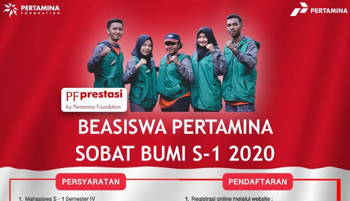 Seleksi Beasiswa Pertamina Sobat Bumi 2020 - Faculty Of Social And ...