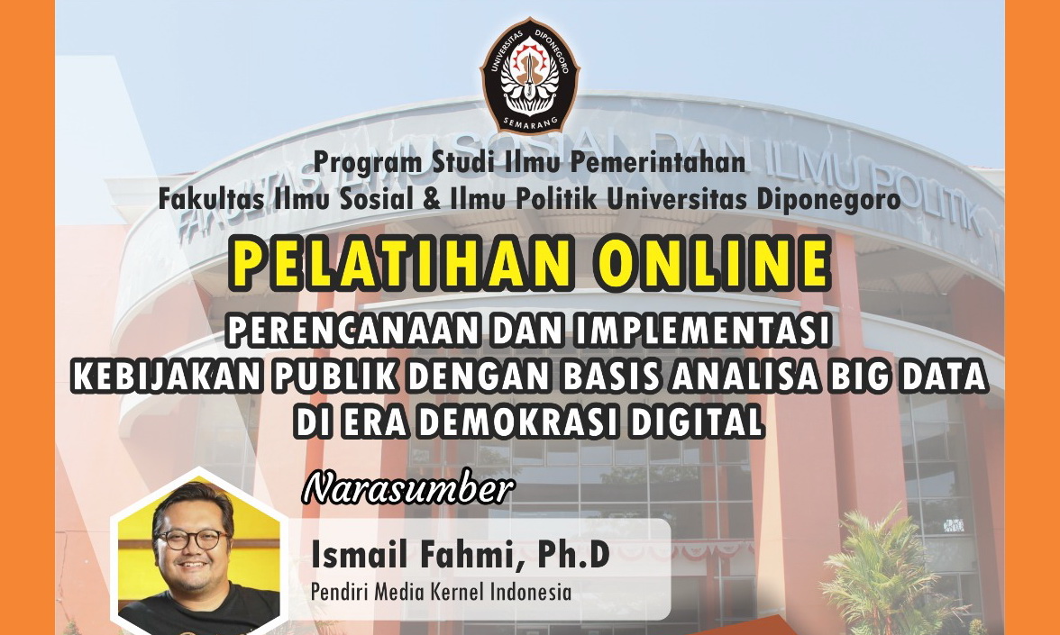 Government Studies’ Online Training : “Planning And Implementation Of Public Policy With The Basis Of Big Data Analysis In The Digital Democracy Era”