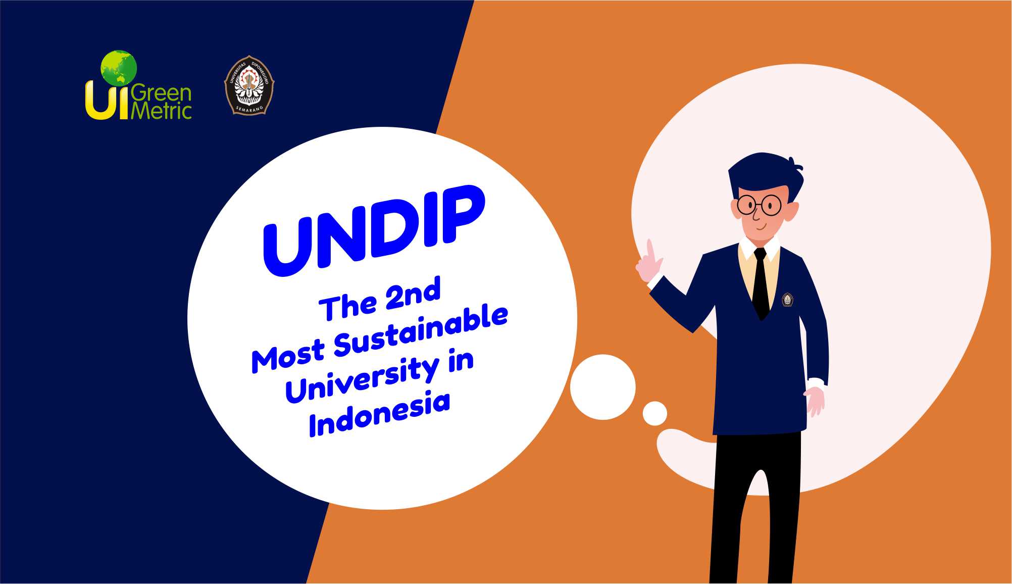 UNDIP Raih Peringkat Ke-2 Terbaik Nasional Sebagai Kampus Berkelanjutan versi UI GreenMetric World University Rankings 2020