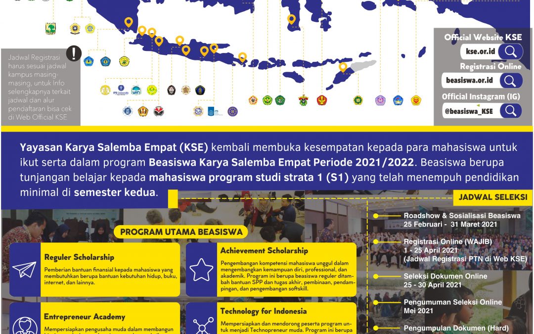 BEASISWA KSE PEMBUKAAN TA. 2021-2022