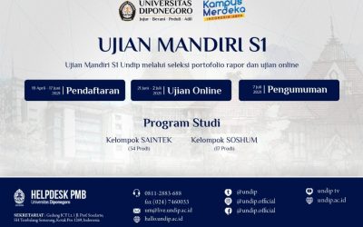 The First Session Of The First Day Of The UNDIP Online UM Test For Undergraduate Run Smoothly