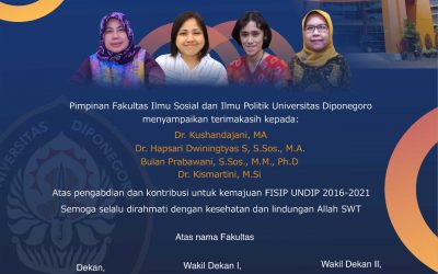 Enjoy Your Duty, New Officials Of FISIP UNDIP!