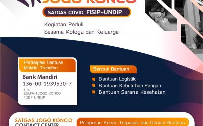 Jogo Tonggo Movement – FISIP UNDIP’s Covid Task Force
