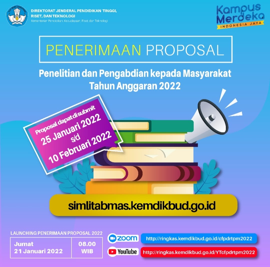 Pembukaan Proposal Penelitian dan Pengabdian kepada Masyarakat Tahun 2022