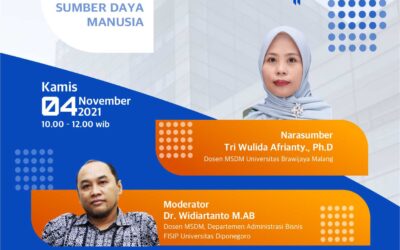 Kuliah Dosen Tamu Manajemen Sumber Daya Manusia Administrasi Bisnis : Talent Management