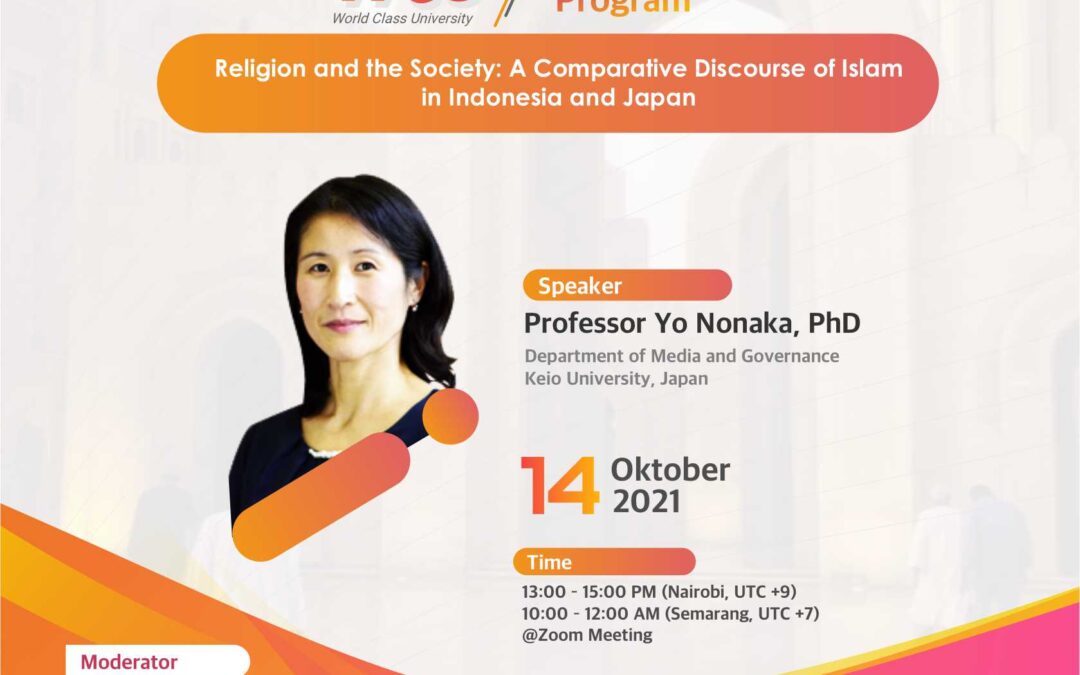 WCU “Religion and the Society: A Comparative Discourse of Islam in Indonesia and Japan”