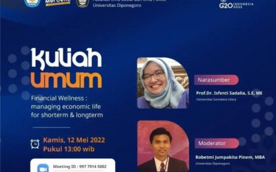 Financial Wellness, An Interesting Topic In Public Lecture of FISIP UNDIP Business Administration Department