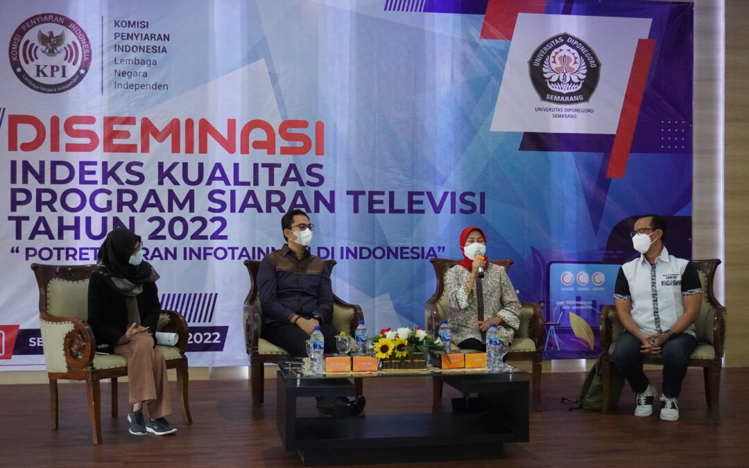 Dissemination of the Quality Index of Indonesian Television Broadcasting Programs in 2022