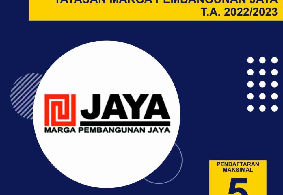 Beasiswa Yayasan Marga Pembangunan Jaya (Ympj) Tahun Akademik 2022/2023