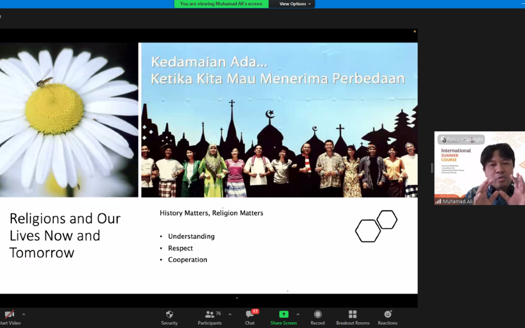 History of Southeast Asia: Migration, Diaspora, and Spread of Religion, Summer Course of Communication Science