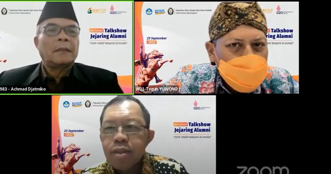 FISIP to Hold Ben Connect Talkshow Alumni Network, FISIP Undip To Be Globally Victorious “World Class University 2022: Employer Reputation”