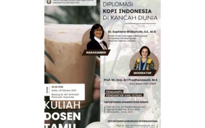 FISIP UNDIP Business Administration and International Relations Department to Hold Guest Lecturer on Indonesian Coffee Diplomacy at the World Stage