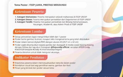 Poster Competition – 54th Anniversary of FISIP UNDIP