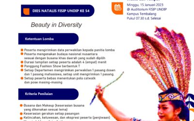 Fashion Show Competition – FISIP UNDIP 54 Anniversary