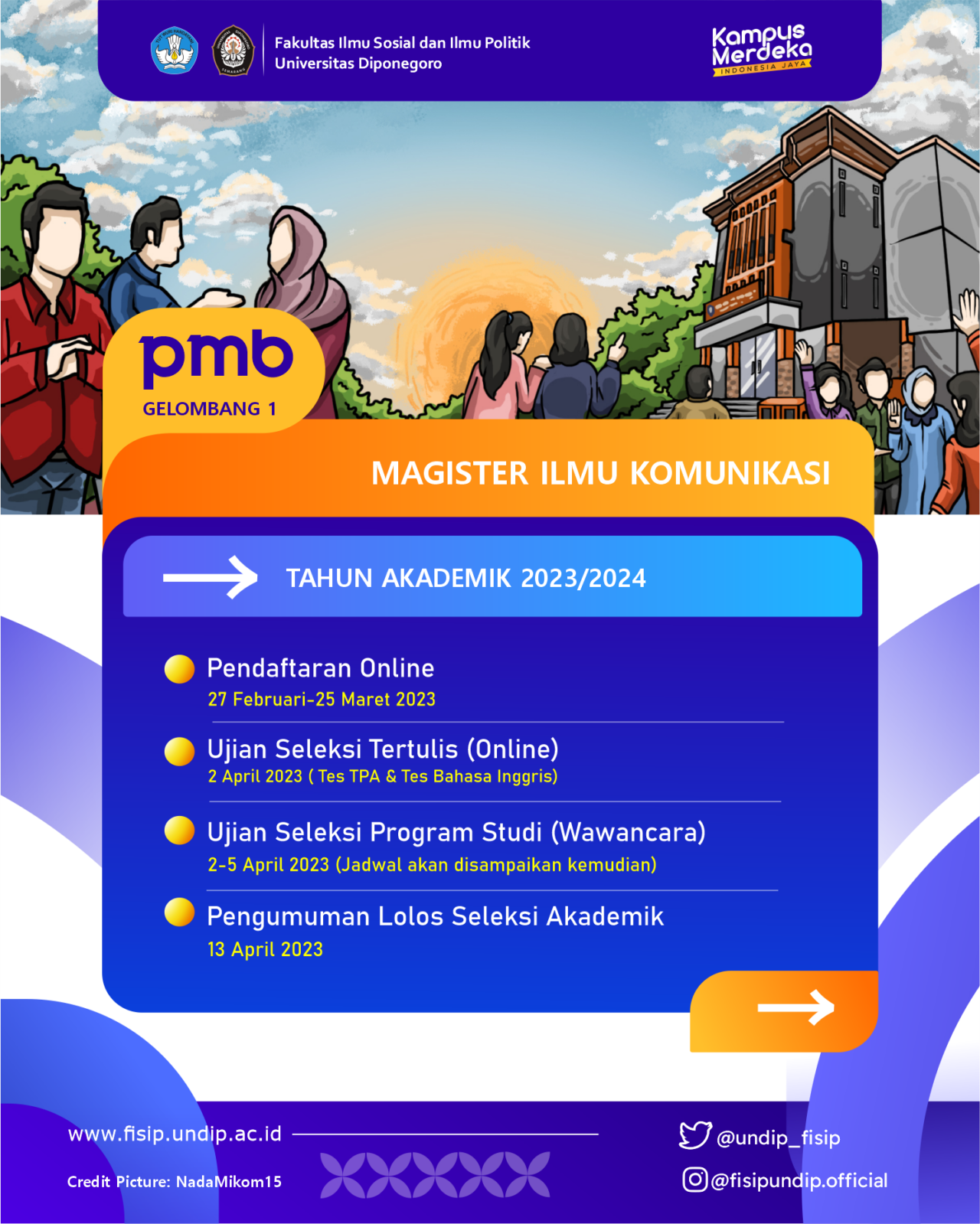 PMB Magister Ilmu Komunikasi FISIP UNDIP - Faculty Of Social And ...