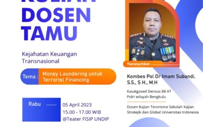 Kuliah Dosen Tamu | Kejahatan Keuangan Transnasional