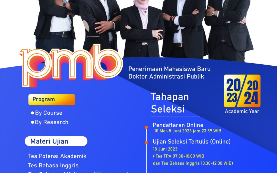 Admission : Doctor of Public Administration