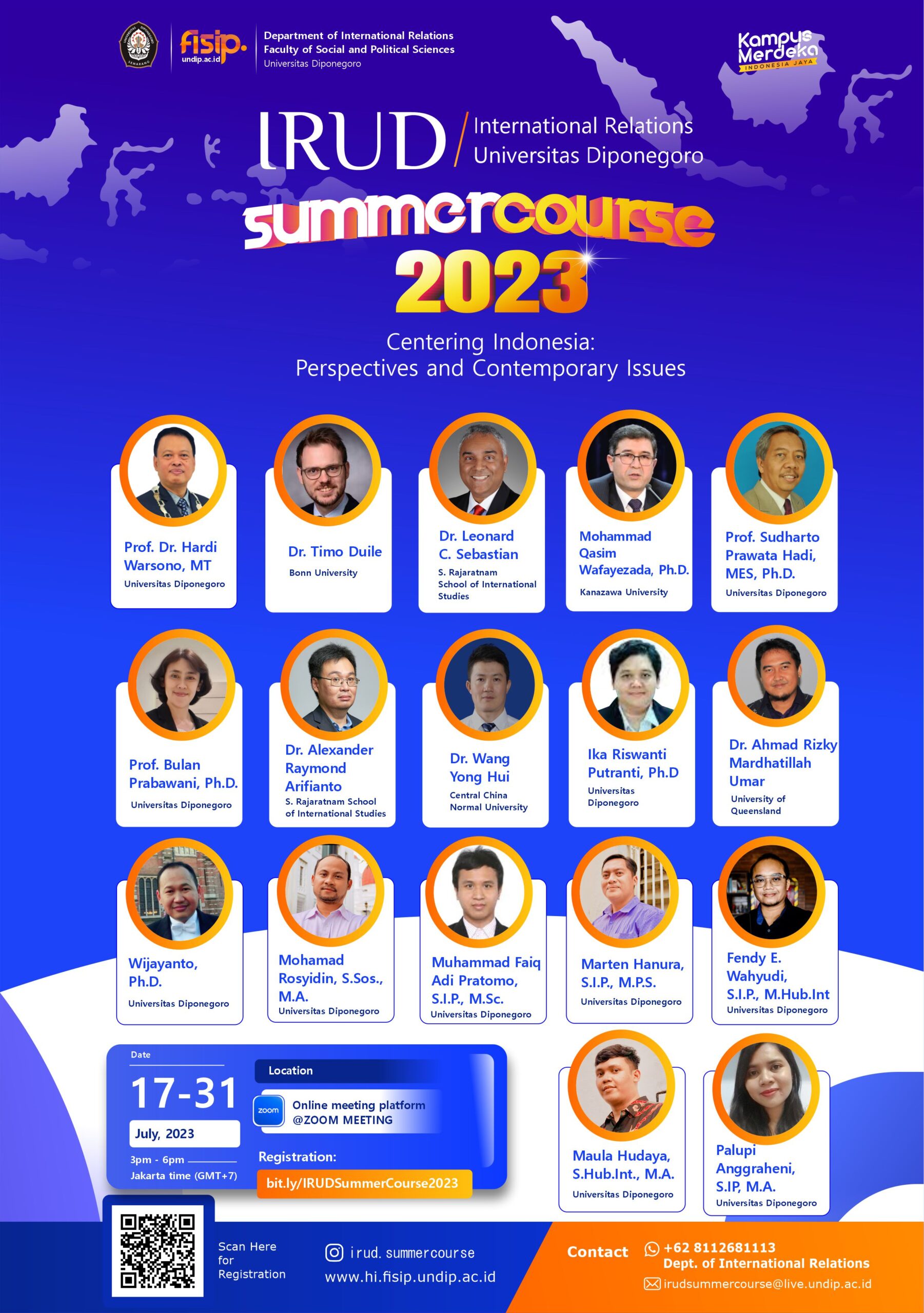 International Relations Summer Course 2023 Fisip Undip