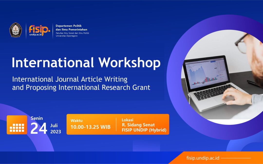 Meningkatkan Keterampilan Menulis Jurnal dan Proposal Grant Internasional bersama Visiting Professor Departemen Politik dan Ilmu Pemerintahan