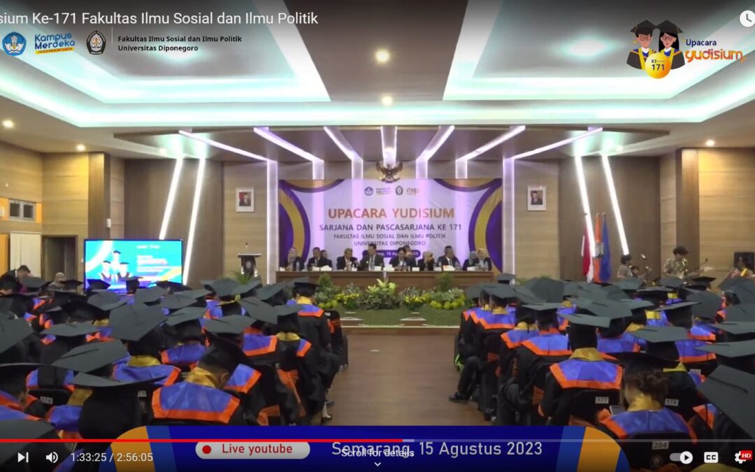 Meriah! Yudisium FISIP UNDIP ke 171 Tampilkan Beragam Bakat Mahasiswa