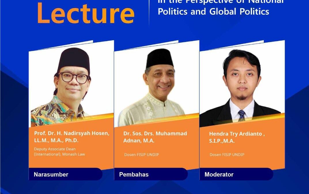 General Lecture on “Religious-Political Relations in the Perspective of National and Global Politics”