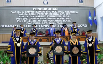 Three UNDIP Professors Presented Their Ideas on the Environment, Waste Management, and H-Index