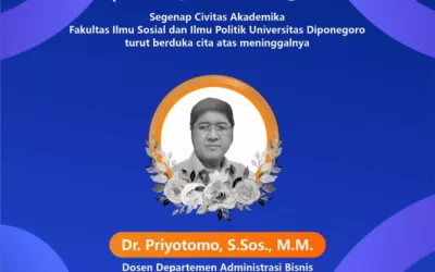 Dr. Priyotomo, S.Sos., M.M. Obituary