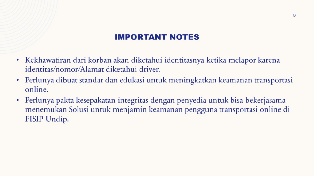 Keterangan: pin-point hasil survet FISIP Wellness Unit