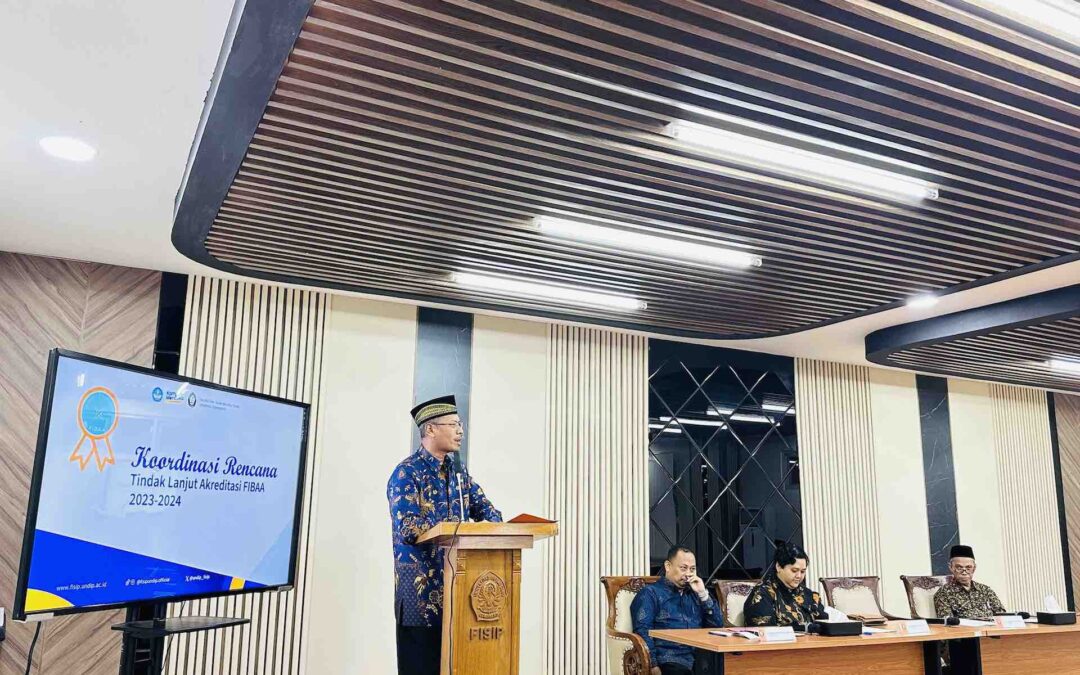 Coordination Meeting for FIBAA Accreditation Follow-Up Plan of 2024-2029 at Faculty of Social and Political Sciences, Universitas Diponegoro (FISIP Undip)