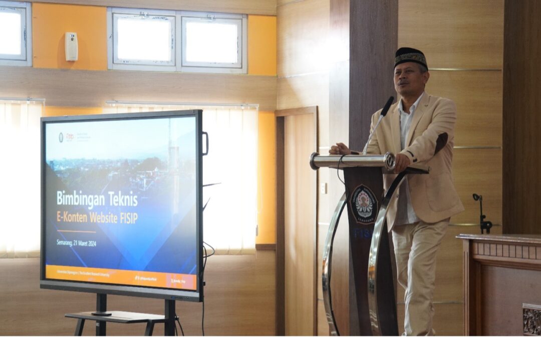 Supporting the Digital Era, FISIP Undip Prepares E-Content Expert Human Resources