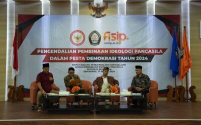 Public Lecture by FISIP Undip with the Agency for Pancasila Ideology Education on Controlling Pancasila Ideology in the 2024 Democratic Party