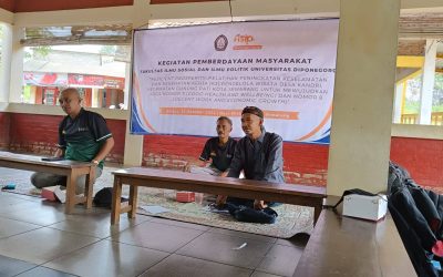 Department of Public Administration FISIP UNDIP Holds Community Service Program in Kandri Tourism Village