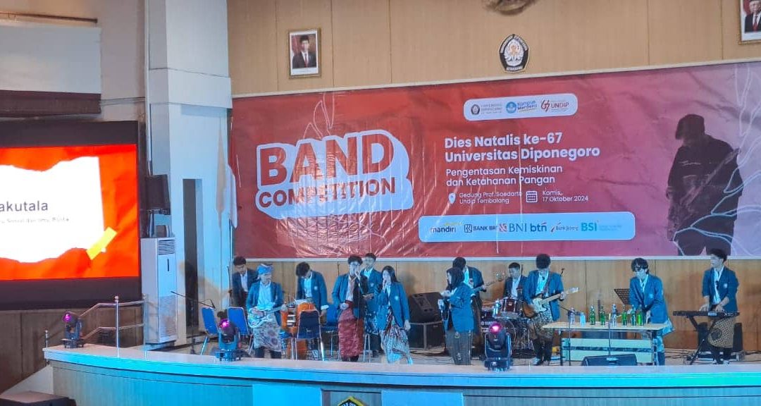 Gunakan Barang Bekas, Sakutala Fisip Raih Juara 1 Kompetisi Band Mahasiswa se-Undip