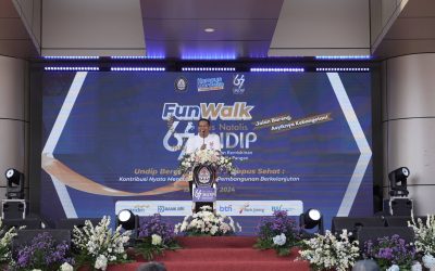 Universitas Diponegoro Sukses Selenggarakan Kegiatan Fun Walk Dies Natalis ke-67