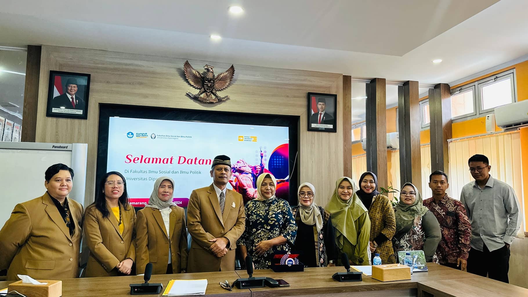 FISIP UNDIP dan UPN Veteran Jawa Timur Jalin Kerja Sama Tri Dharma Perguruan Tinggi