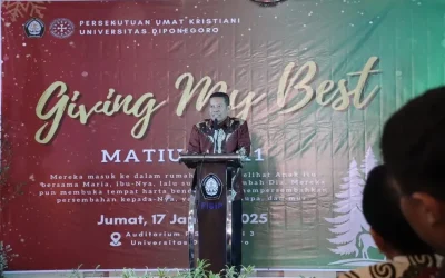 FISIP Undip Jadi Tuan Rumah Perayaan Natal Persekutuan Umat Kristiani Undip 2024: Ajakan untuk Memberi yang Terbaik