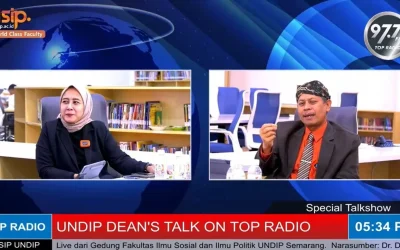 Collaboration between FISIP Undip and Top Radio to Bring Dean’s Talk: Learning, Inspiring, Nation-Building