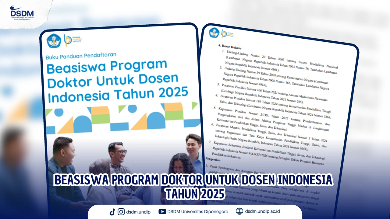 Beasiswa Program Doktor untuk Dosen Indonesia (PDDI) 2025 Kini Dibuka!