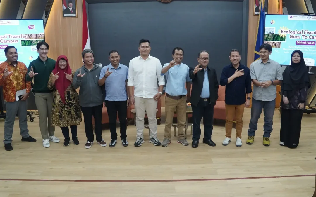 Diskusi Publik “Ecological Fiscal Transfer Goes to Campus” Keterlibatan Kaum Muda dalam Memperkuat Pendanaan Lingkungan Hidup
