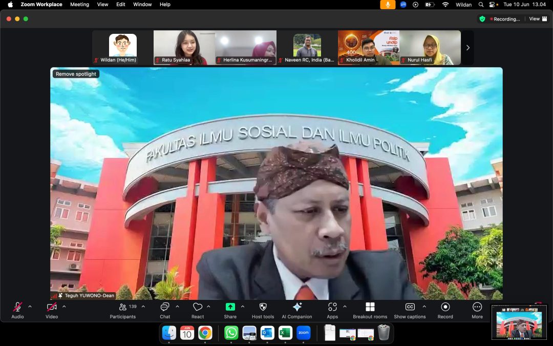 Departemen Ilmu Komunikasi FISIP UNDIP Gelar Short Course Internasional tentang Penggunaan AI yang Bertanggung Jawab di Global South