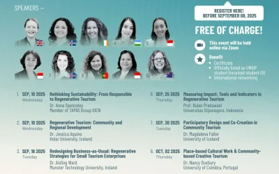 Department of Business Administration, FISIP UNDIP Hosts FREE International Short Course “Regenerative Community Tourism: Designing Impact-Driven Models for Culture, Climate & the Circular Economy”