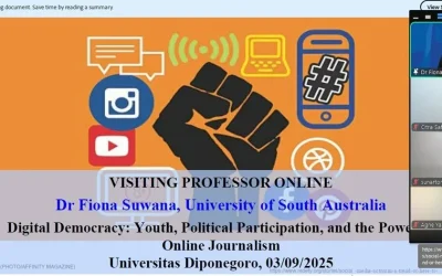 Visiting Professor Online Department of Communication Science “Digital Democracy: Youth, Political Participation, and The Power of Online Journalism”