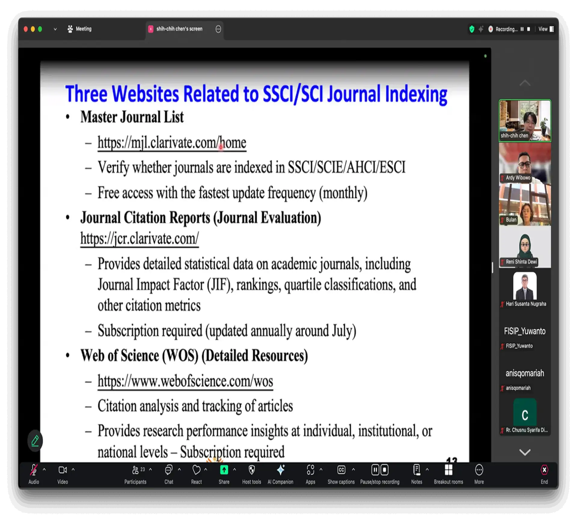 FISIP UNDIP Hadirkan Visiting Professor dari Taiwan, Bahas Strategi Menulis hingga Etika AI