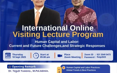KBK THINK – Departemen Administrasi Bisnis FISIP UNDIP Gelar International Online Visiting Lecture Program dengan Tema “Human Capital and Labor: Current and Future Challenges, and Strategic Responses”