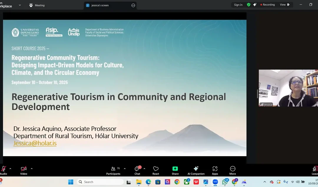 Pariwisata Regeneratif: Pengembangan Komunitas dan Regional