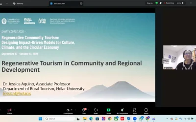 Regenerative Tourism : Community and Regional Development