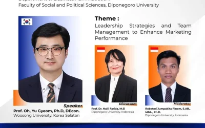 WCU Program – Marketing Strategy Research Cluster Department of Business Administration, Faculty of Social and Political Sciences Diponegoro University