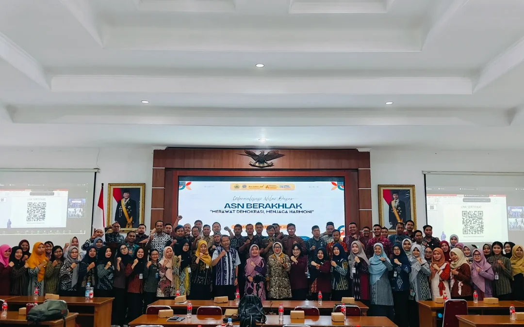 BKD Provinsi Jawa Tengah Gandeng Akademisi FISIP Undip untuk Internalisasi Nilai Dasar ASN berAKHLAK